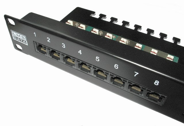 Rj45 8 port clearance patch panel