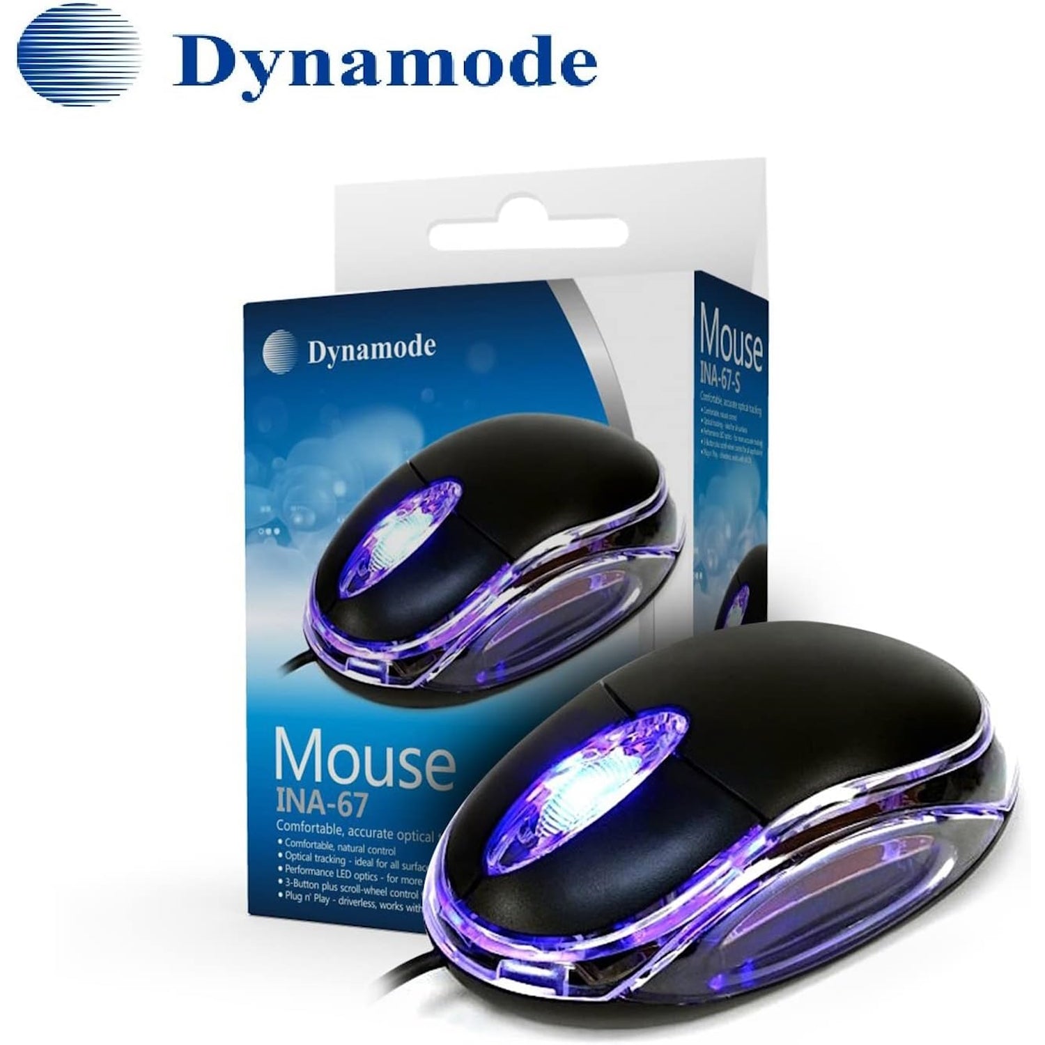 Silver USB Optical Mouse