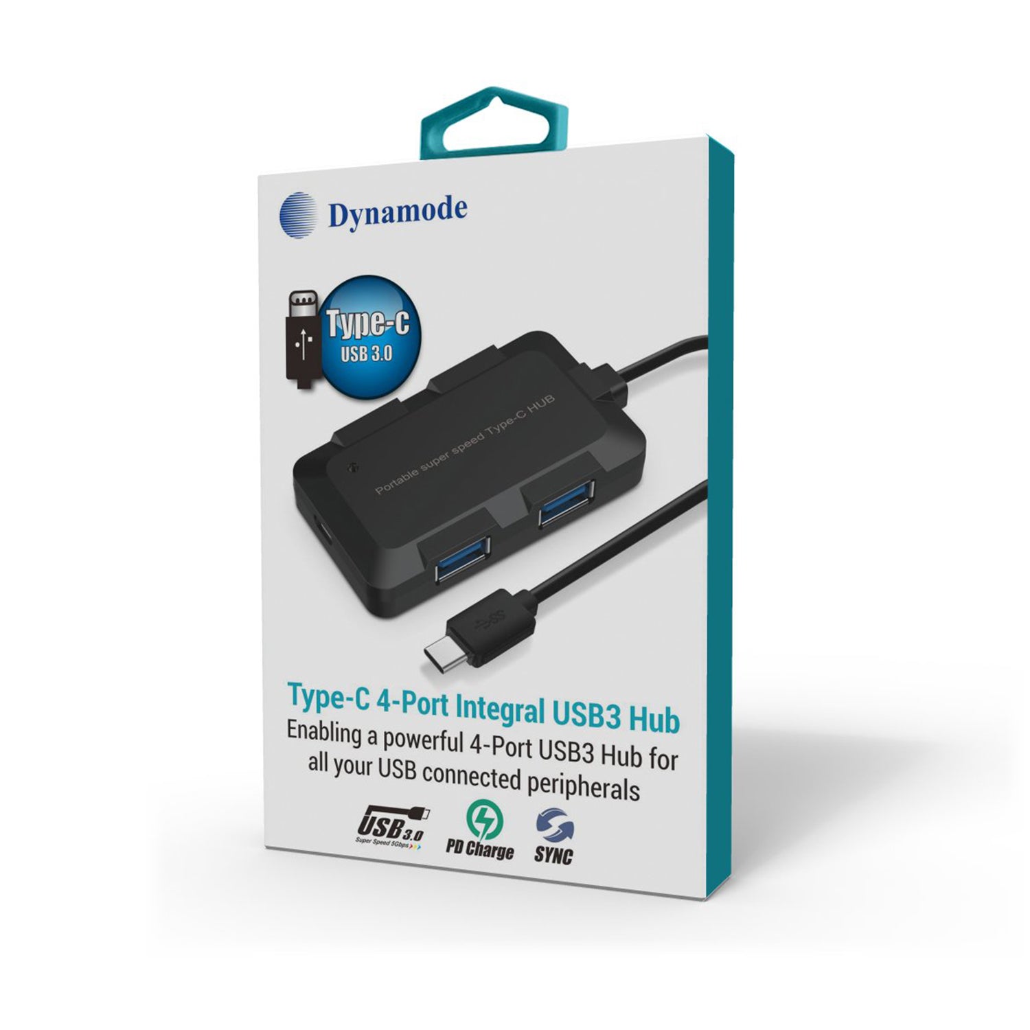 USB3.0 Type-C to 4 Port USB3.0 Hub - Netbit UK