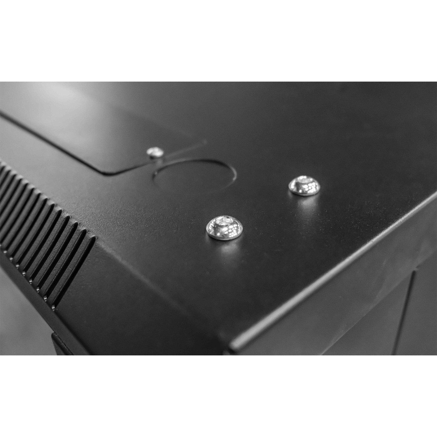 Close view of the top right corner of a 12U  Floor Standing Network Cabinet