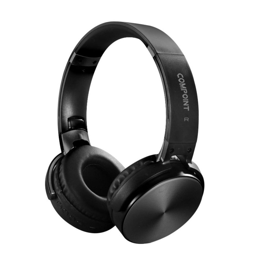 Bluetooth 4.0 Fold-able Stereo Headphones with Active Noise Cancallation - Black - Netbit UK