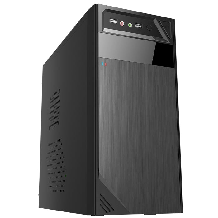 LockStock M-ATX PC Case,Black- 1x USB2.0 port,1 x USB3.0 - Netbit UK