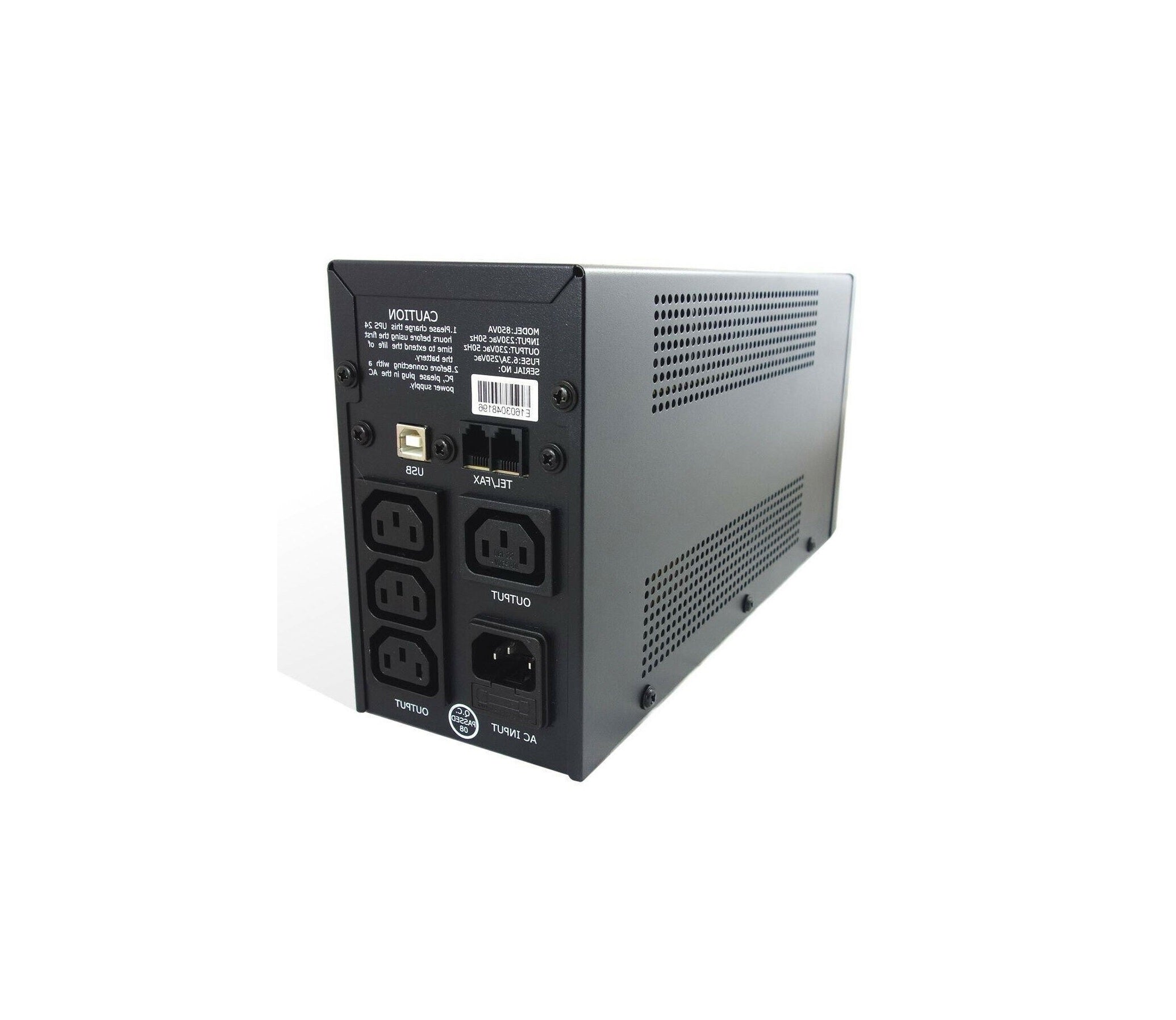 Intelligent 1200VA Desktop UPS with USB & RJ11 Ports