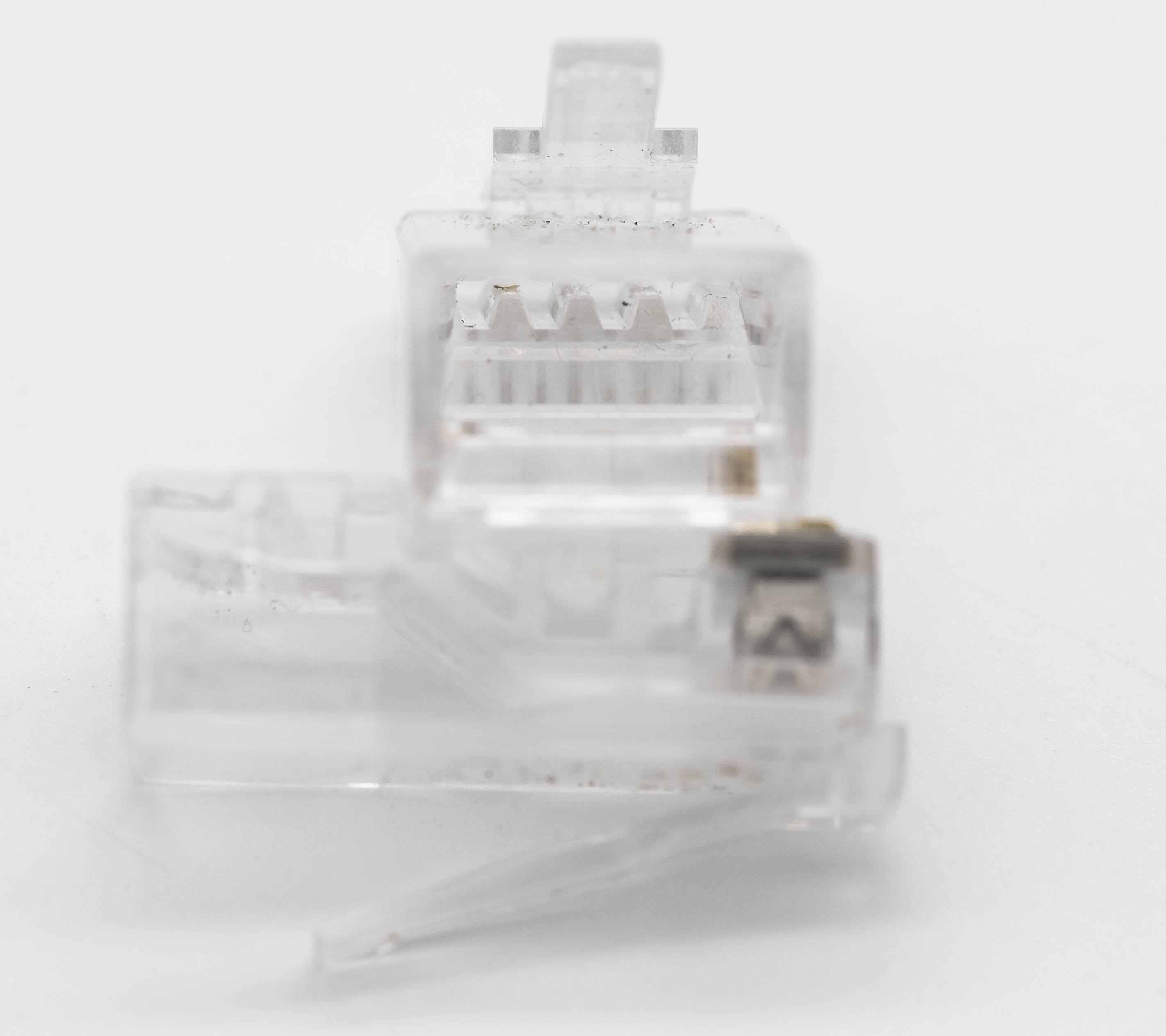 RJ45 Network Connector Plug CAT5e Crimp End *Bag of 100* - Netbit UK