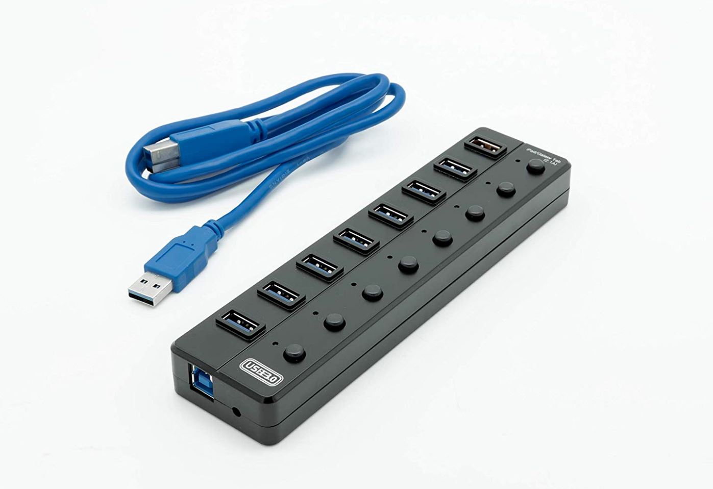 8 Port USB Hub USB3.0 (7+1) - Netbit UK