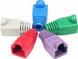 Cat5/6 RJ45 Purple Strain Relief Bubble Boots - Netbit UK